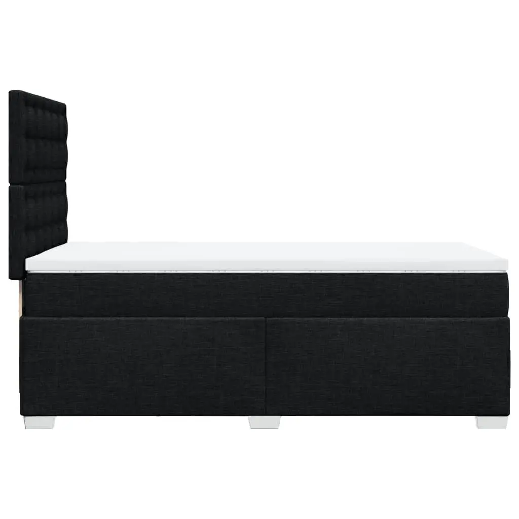 Box Spring Bed with Pocket Mattress Height-Adjustable Headboard King Single