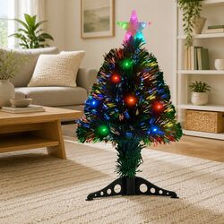Your 64cm Green Pre-lit Christmas Tree with LED Star