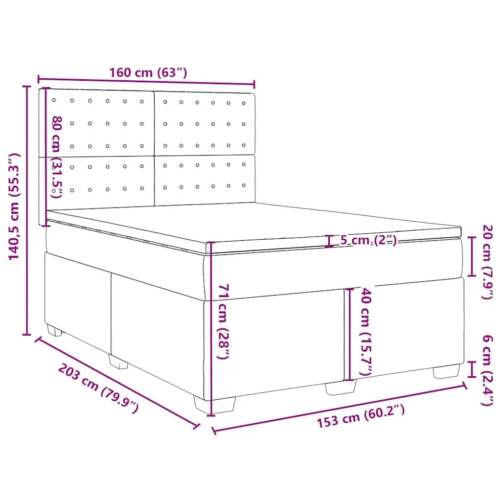 Queen Box Spring Bed