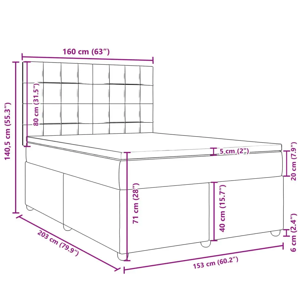 Queen Box Spring Bed