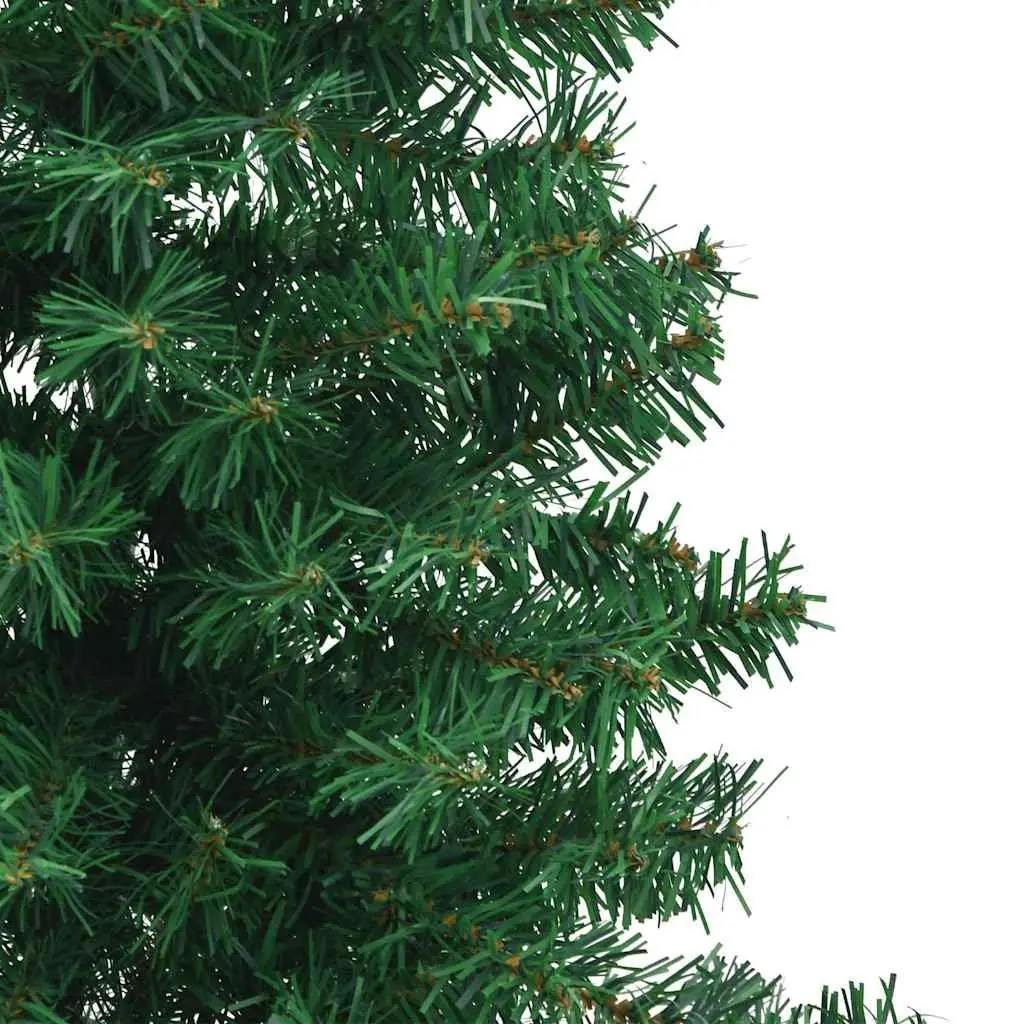 Corner Artificial Christmas Tree Adjustable Branches 120cm Green PVC