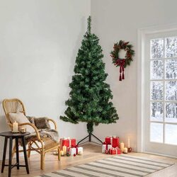 Create Your Holiday Spirit with a 240cm Green Corner Christmas Tree