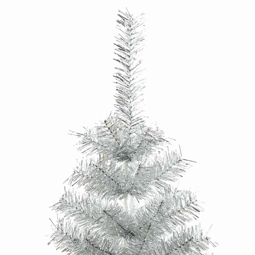 Artificial Christmas Tree Silver 120cm Seasonal Holiday Decorations Indoor