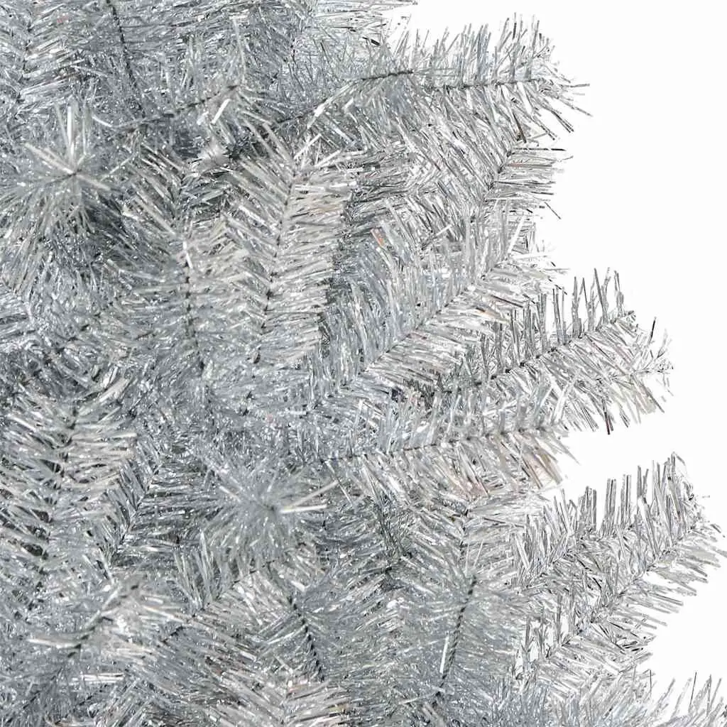 Artificial Christmas Tree 240cm Silver PET Seasonal Holiday Decoration Indoor