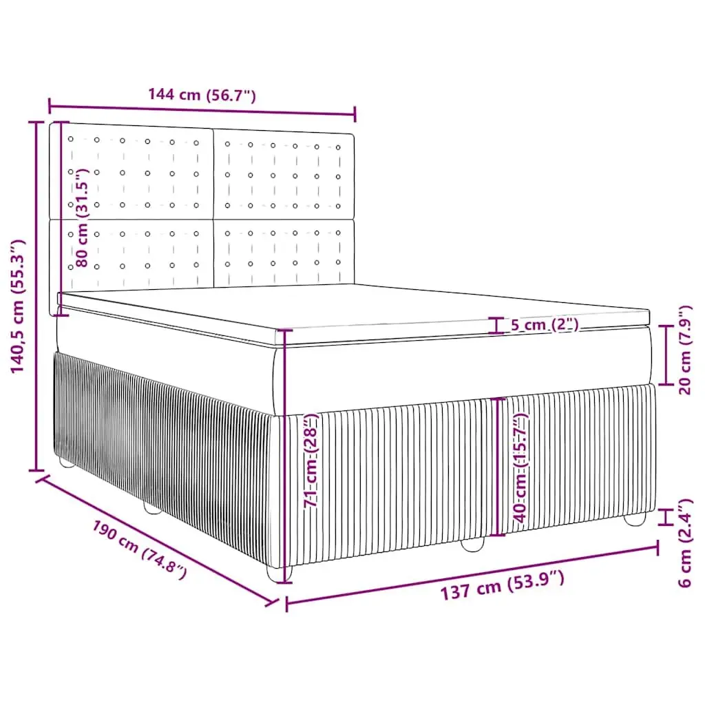 Double Box Spring Bed