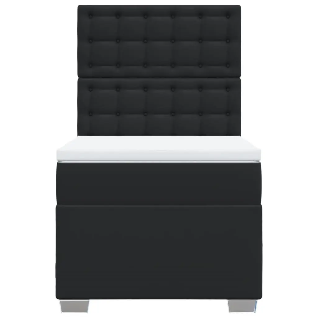King Single Box Spring Bed with LED Lighting