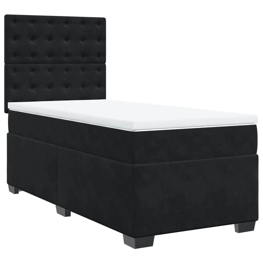 King Single Box Spring Bed with LED Lighting