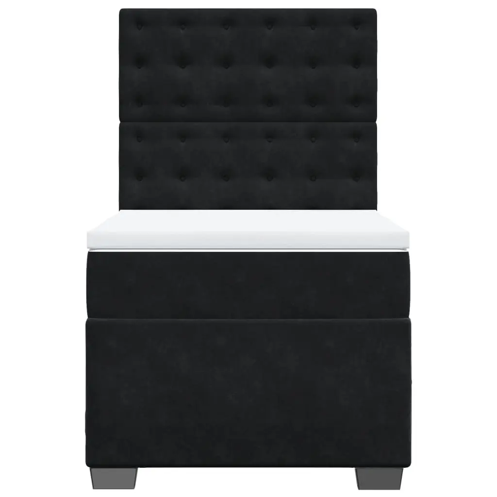 King Single Box Spring Bed with LED Lighting
