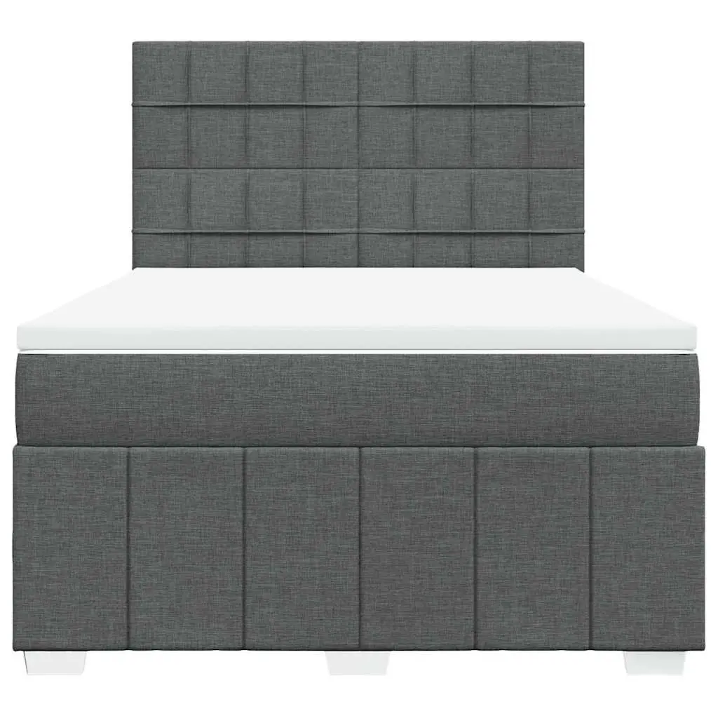 Queen Box Spring Bed Pocket Spring Mattress Height Adjustable with LED Lights