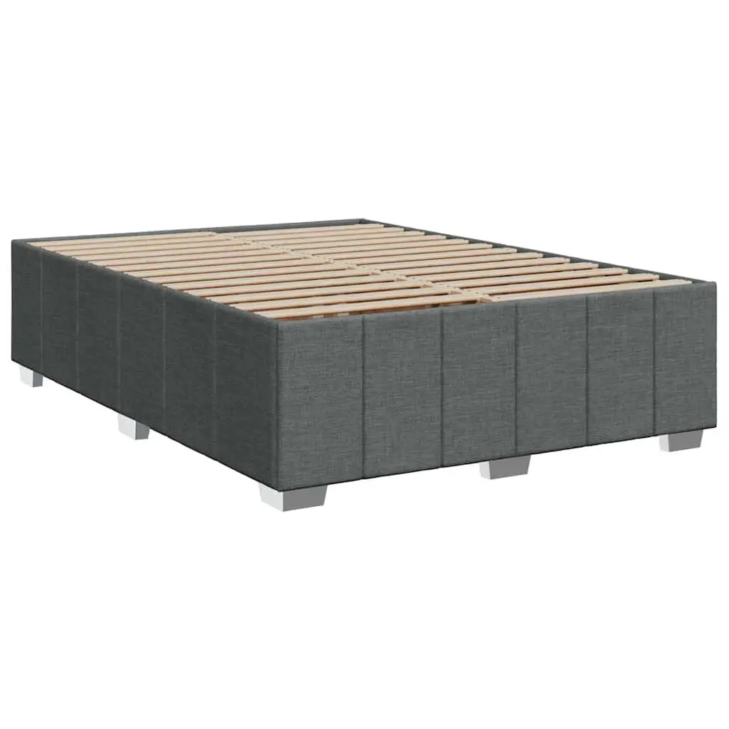 Queen Box Spring Bed Pocket Spring Mattress Height Adjustable with LED Lights