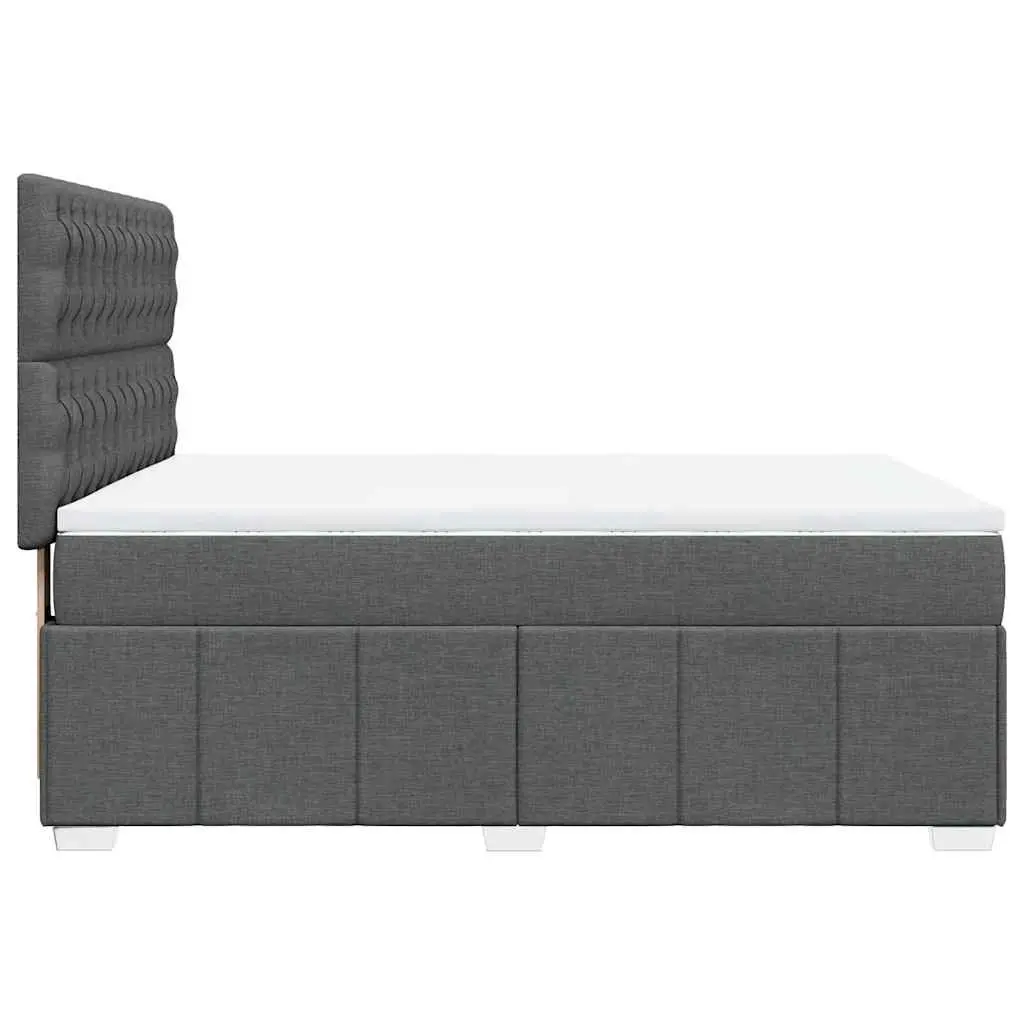 Queen Box Spring Bed with LED Lights
