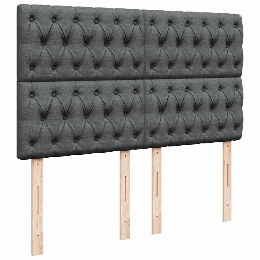 Queen Box Spring Bed with LED Lights