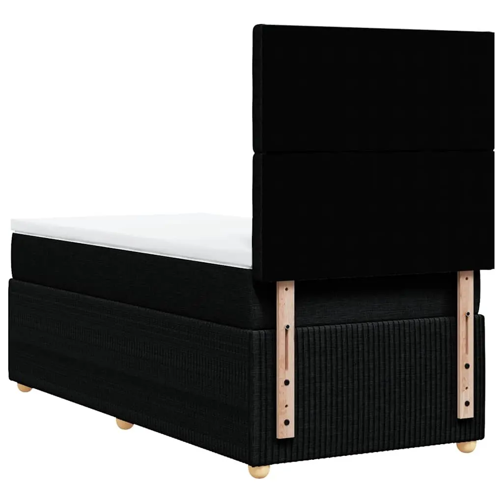 Box Spring Bed Pocket Mattress LED Lights Adjustable Headboard King Single