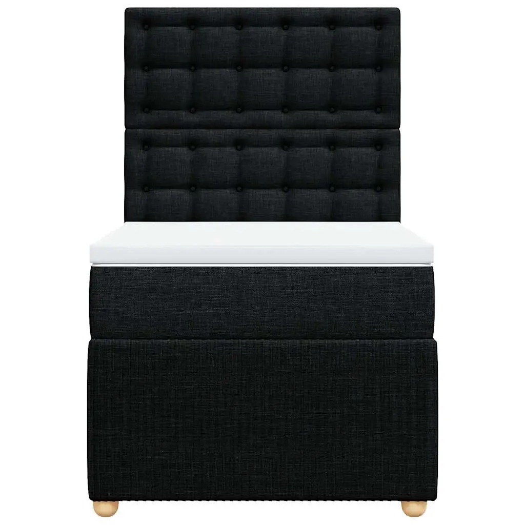 Box Spring Bed Pocket Mattress LED Lights Adjustable Headboard King Single