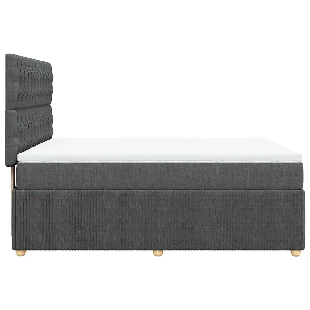 Queen Box Spring Bed with Pocket Spring Mattress Adjustable Headboard LED Lights