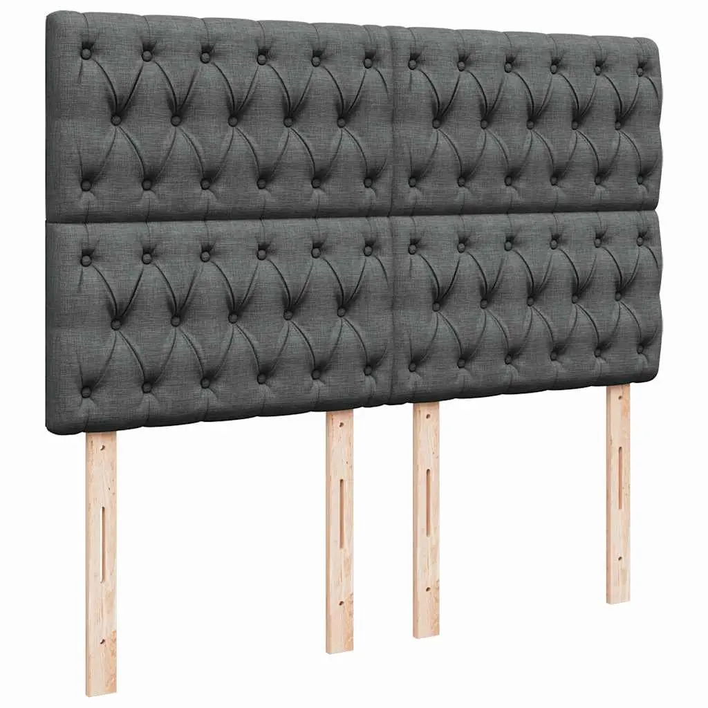 Queen Box Spring Bed with Pocket Spring Mattress Adjustable Headboard LED Lights