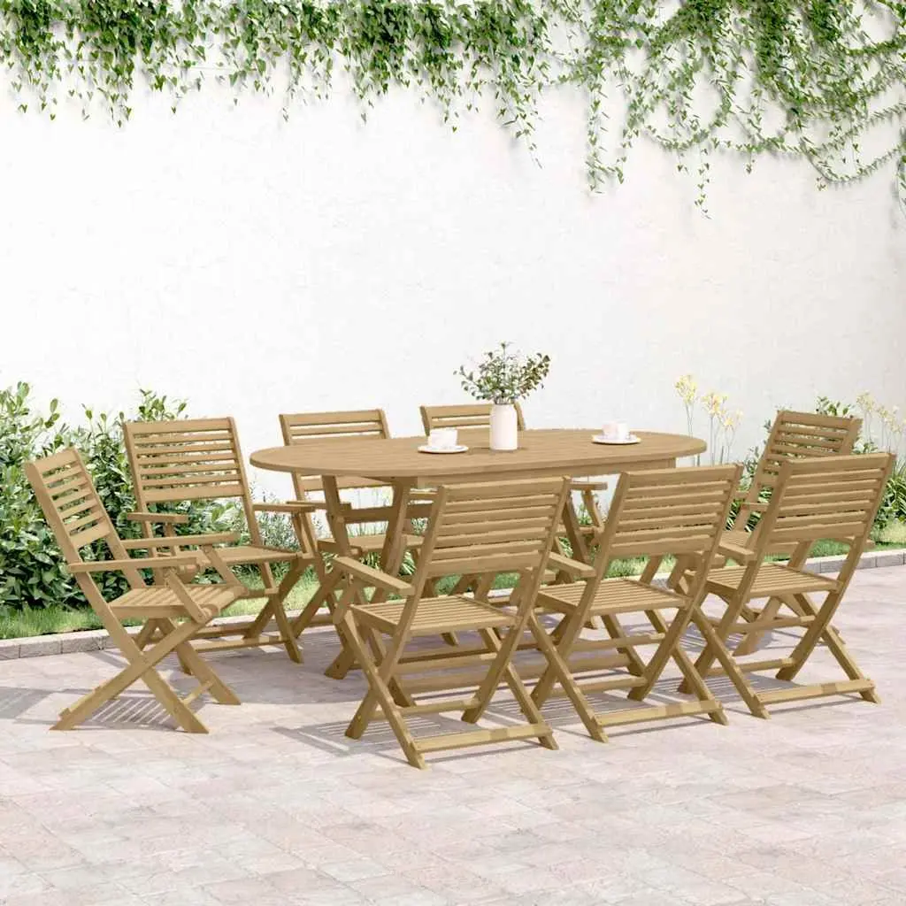 9-Piece Dining Set for Outdoor Enjoyment