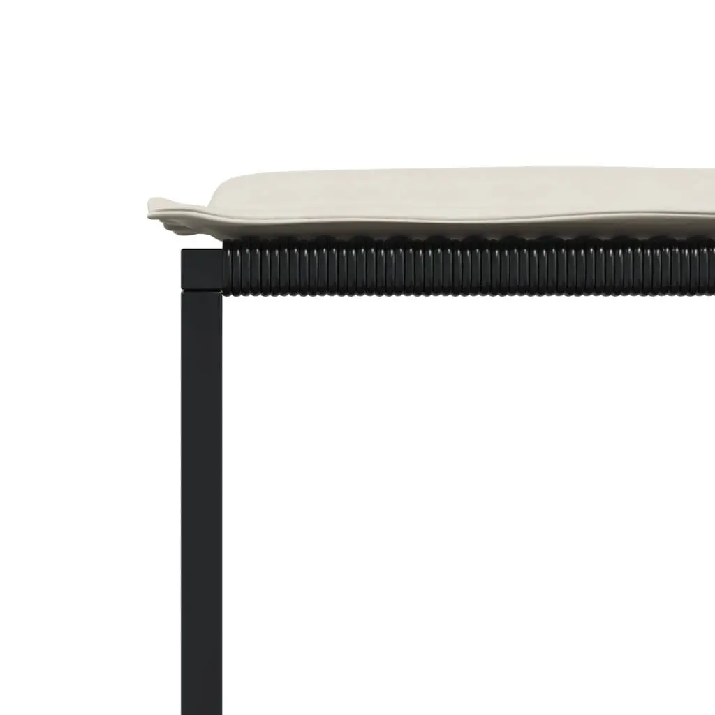 Outdoor Garden Dining Set Black Poly Rattan 15 Piece
