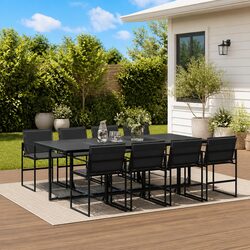 Your Ideal 9 Piece Outdoor Dining Set Awaits