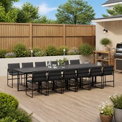 Charming 13 Piece Outdoor Dining Set for Memorable Gatherings