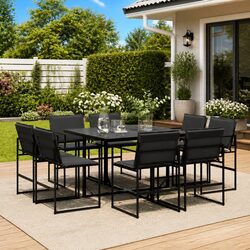 A Friendly 9-Piece Garden Dining Set Just for You