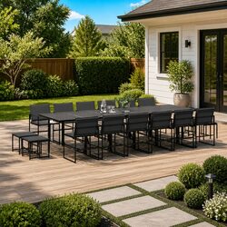 Your Ideal 17-Piece Dining Set for Outdoor Gatherings