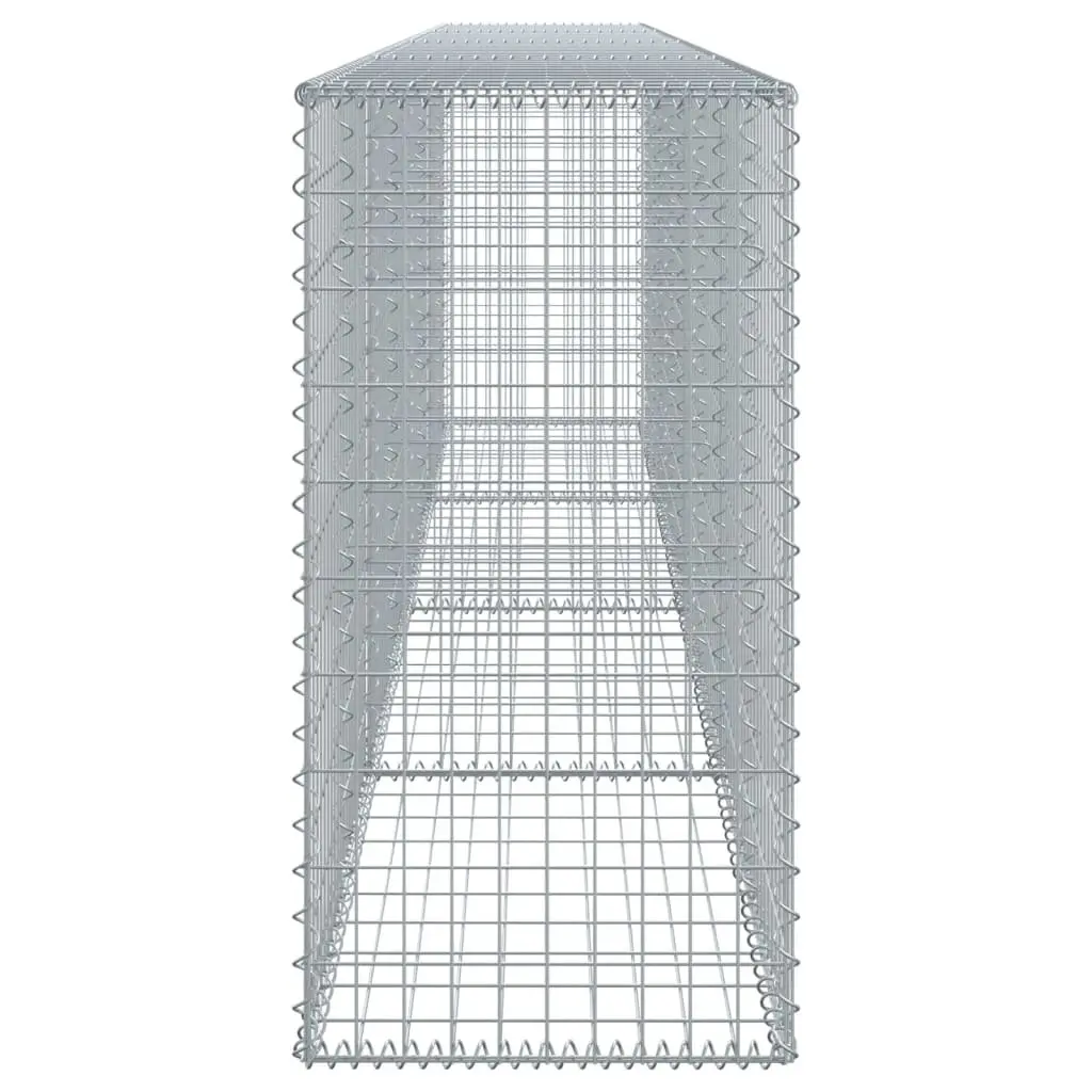 Gabion Basket Galvanised Iron Wire Cover 400x50x100 cm