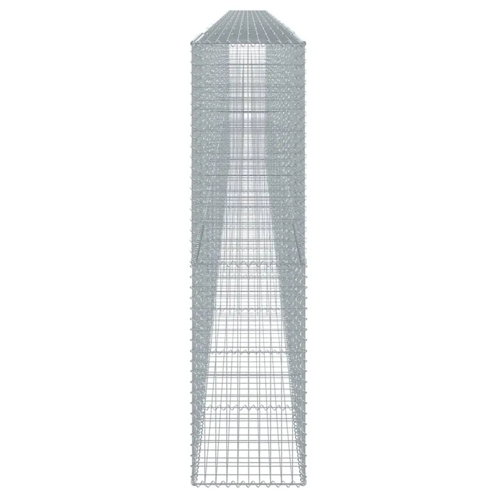 Gabion Basket with Cover Tool-Free Assembly 1100x50x200 cm