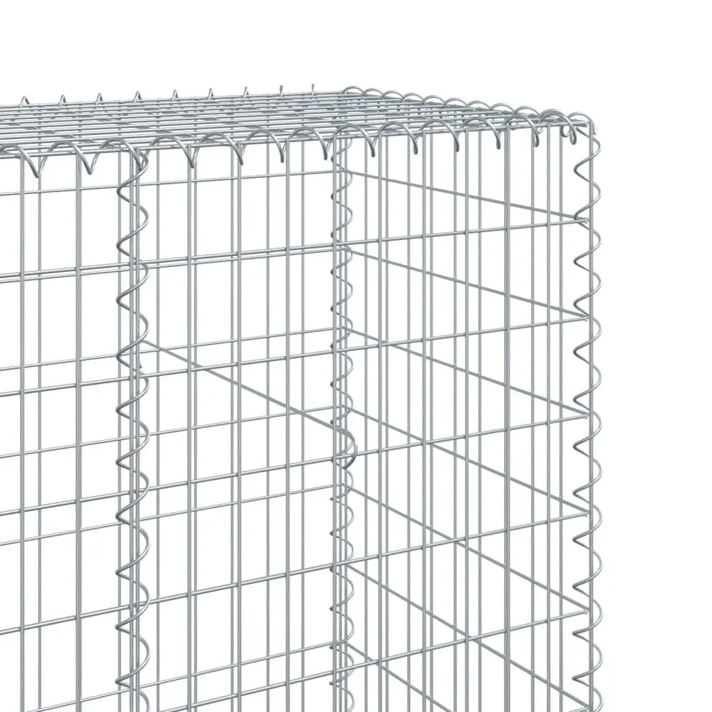 Gabion Basket with Cover Tool-Free Assembly 1100x50x200 cm