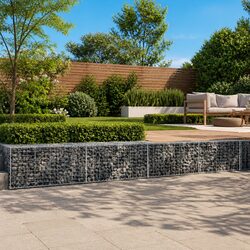 Your Perfect Gabion Basket with Cover 1000x100x50 cm