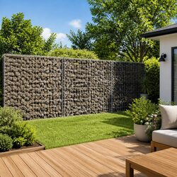 Your Friendly Gabion Basket with Cover 150x100x100 cm