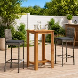 Join Friends with This 3 Piece Garden Bar Set