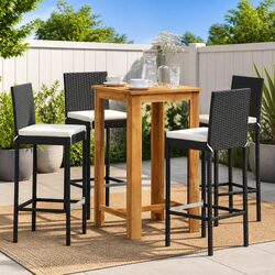 Create Your Outdoor Oasis with This 5 Piece Bar Set