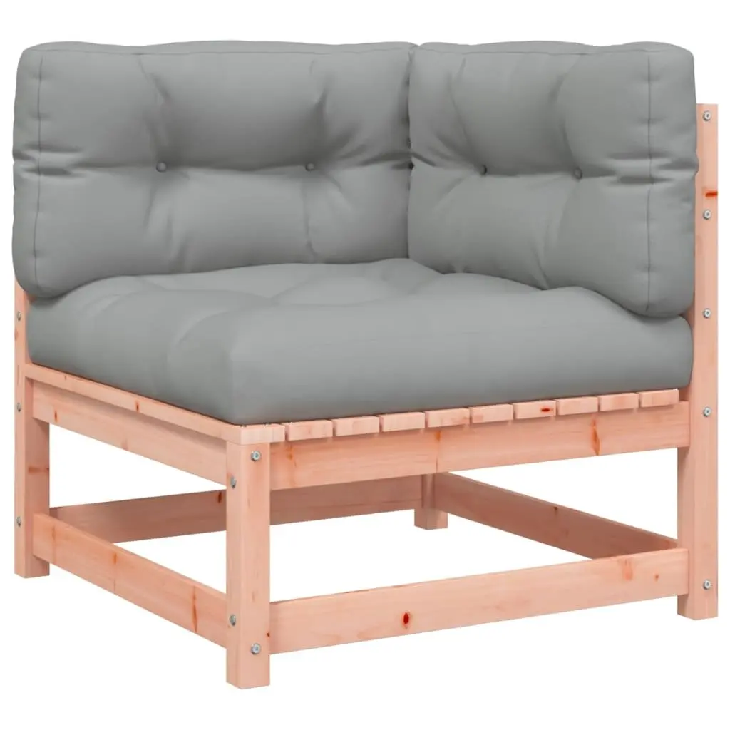 Garden Sofa Set 2 Piece Outdoor Furniture with Cushions Wood Patio Seating