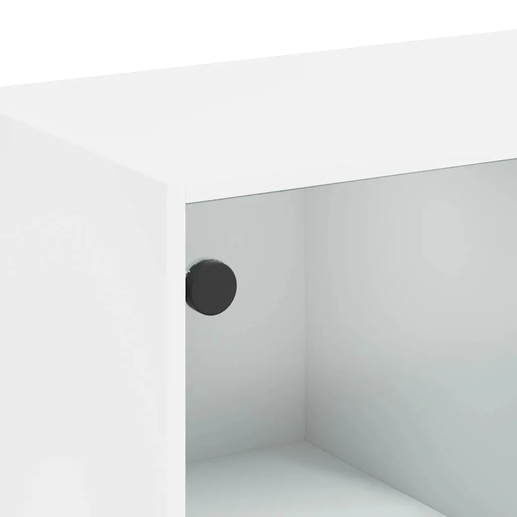 Sideboard White Engineered Wood 102x37x75.5 cm