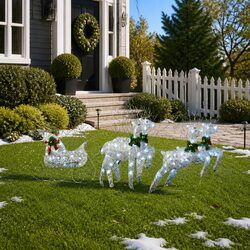 Friendly Reindeer Sleigh Decoration for Your Home