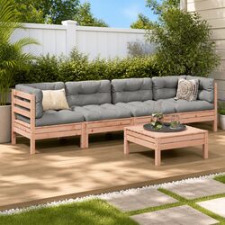 Enhance Your Patio with This 5-Piece Garden Sofa Set
