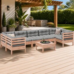 Create Your Ideal Outdoor Space with 8 Piece Sofa Set