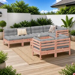 Friendly 8 Piece Garden Sofa Set - Perfect for Your Patio