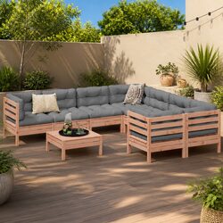 Your New Favorite 9 Piece Garden Sofa Set Awaits