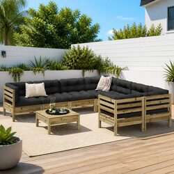 Create Your Perfect Outdoor Space with This Sofa Set