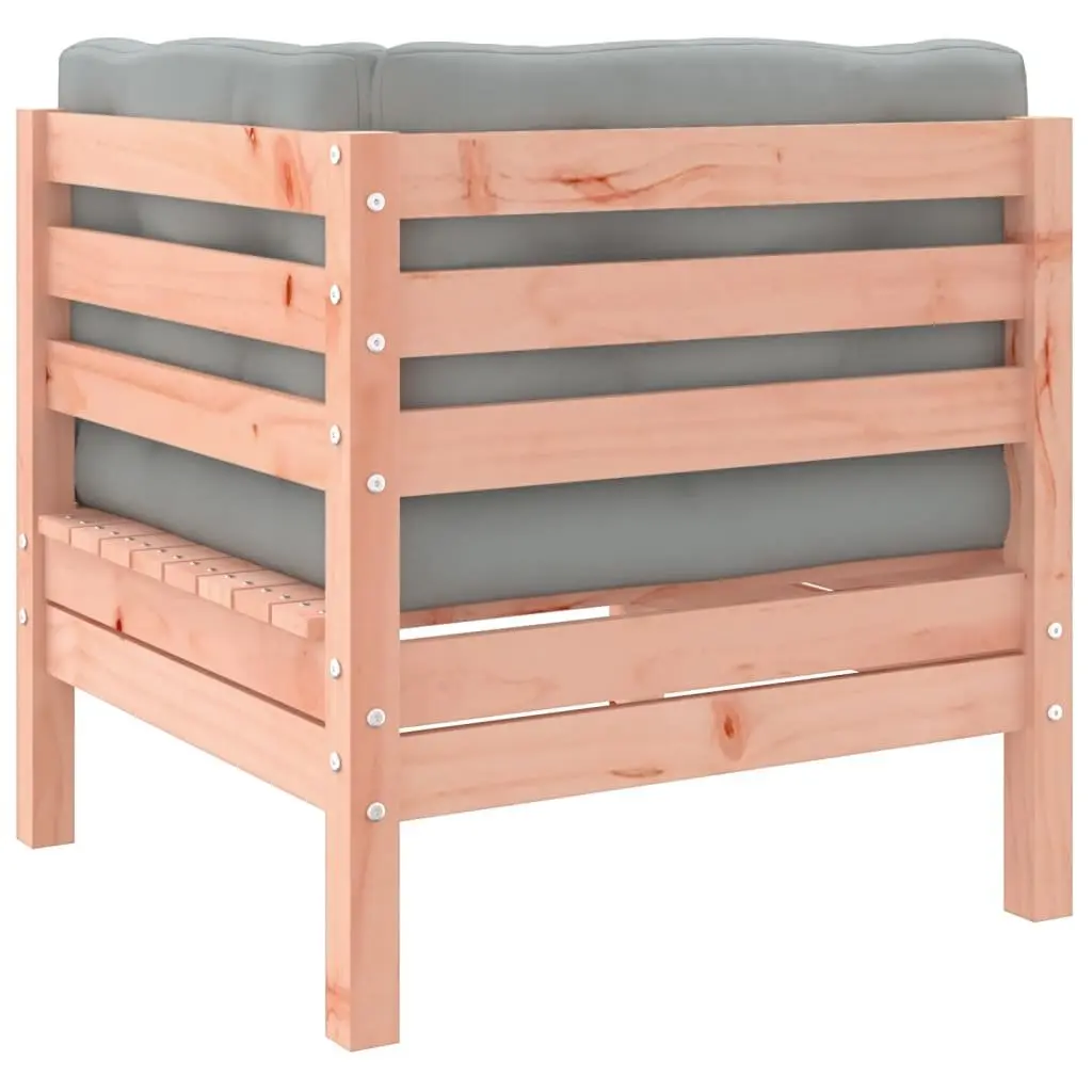 Garden Sofa Set 6 Piece Outdoor Furniture with Cushions Modular Wood Patio