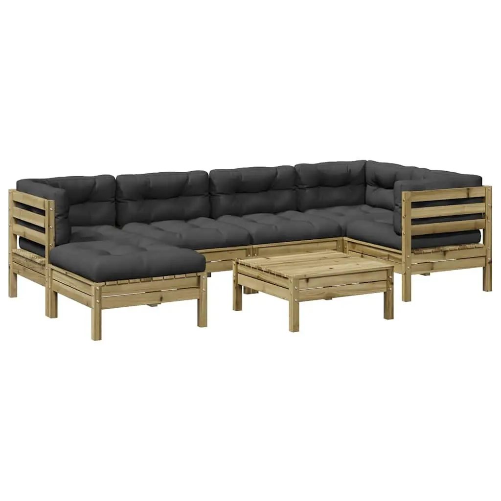 7 Piece Garden Sofa Set