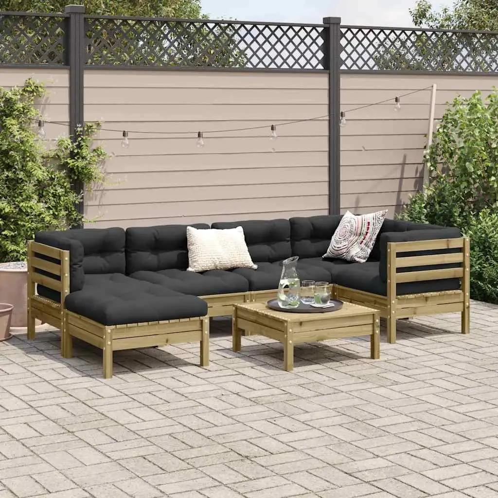 7 Piece Garden Sofa Set
