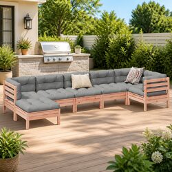 You’ll Love This 7 Piece Garden Sofa Set Outdoors