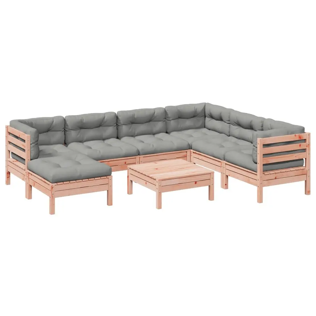8-Piece Modular Garden Sofa Set