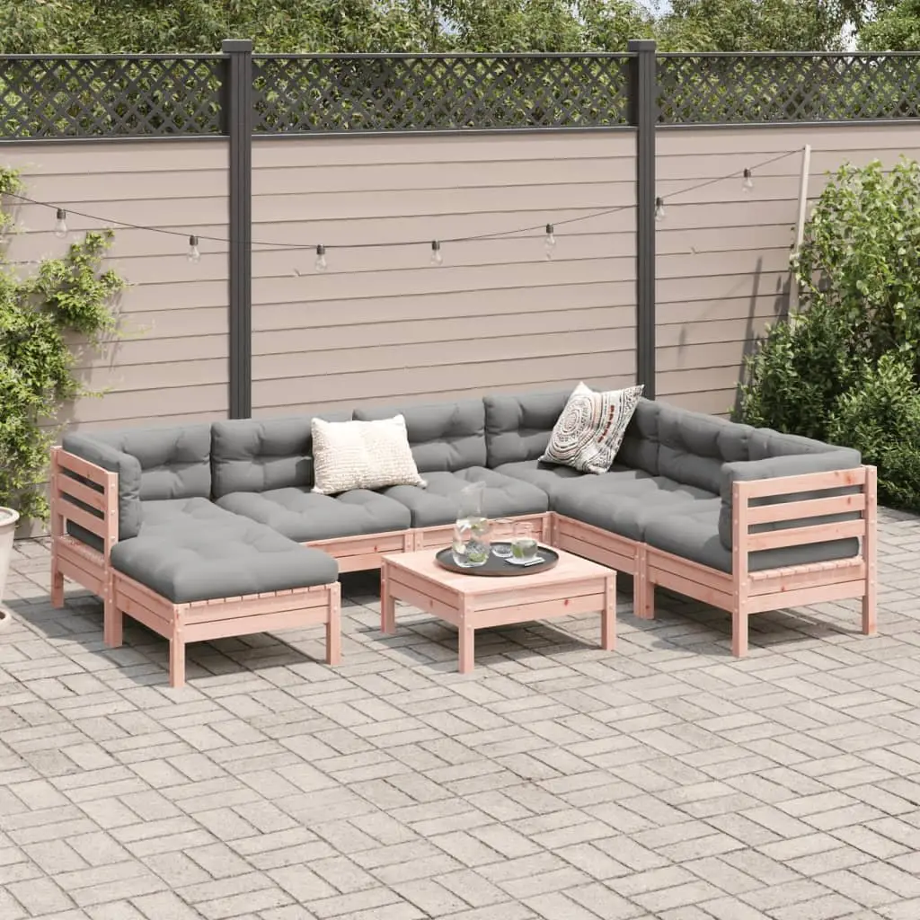 8-Piece Modular Garden Sofa Set