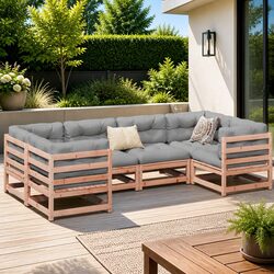 Comfortable Garden Sofa Set - 6 Pieces for You