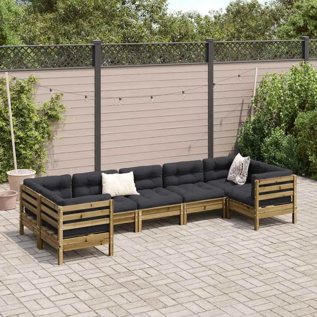 7 Piece Garden Sofa Set