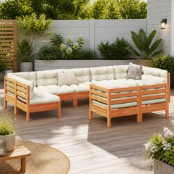 Your New 9-Piece Outdoor Sofa Set Awaits